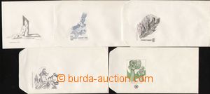 94388 - 1969-71 comp. 5 pcs of envelopes for FDC, without mounted st