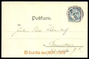 94410 - 1898 BRAUNSCHWEIG, pohlednice vyfr. známkou Stadtbrief Bef