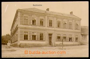 94412 - 1911 BUCHLOVICE - reálfoto školy, nahnědlý tón, poštov