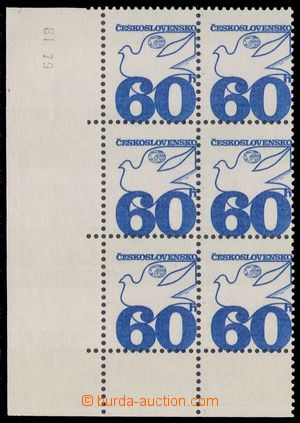 94646 - 1974 Pof.2113, Poštovní emblémy - holubice, dolní rohov