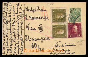 94661 - 1917 FELDPOST dopisnice 5h dofr. zn. Mi.22 2x, 23, DR EPA DZ