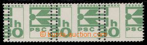 94708 - 1976 Pof.2216, Coil stamps 30h, str-of-3 with shifted and ve