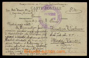 94712 - 1919 FRANCIE  pohlednice (Cognac) bez frankatury, odeslaná 
