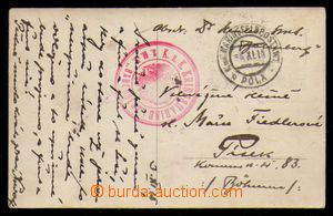 94833 - 1915 S.M.S. BABENBERG, red round cancel. with eagle, supplem