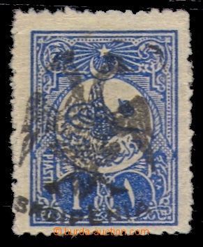 94834 - 1913 Mi.7, overprint on/for Turkish stamp., c.v.. 300€