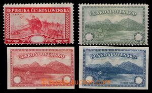 94926 - 1918 comp. 4 pcs of designes, without marked values, various