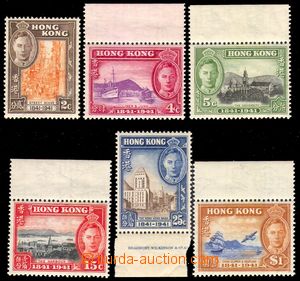 95106 - 1941 Mi.163-68  George VI. + motives, mostly marginal pieces