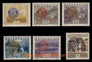 95125 - 1931 Mi.518-523, Congress Rotary, c.v.. 350€