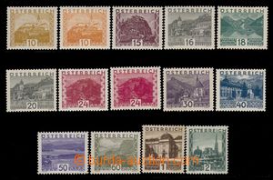 95192 - 1929 Mi.498-511, Krajinky, kompletní výplatní série, leh