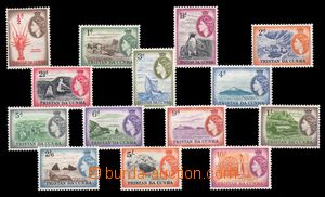 95354 - 1954 Mi.14-27, Elizabeth II. + motives, nice, c.v.. 180€