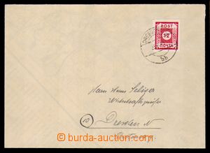 95423 - 1945 SOWJETISCHE ZONE / OST-SACHSEN  dopis vyfr. zn. stažen