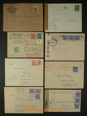 95425 - 1945-48 ALLIIERTE BESETZUNG  sestava 8ks dopisů zaslaných 