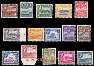 95446 - 1953 Mi.101-115 Elizabeth II. + motives, nice, c.v.. 75€