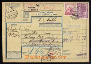 95474 - 1940 PRISON / UHERSKÉ HRADIŠTĚ   whole (!) parcel card CO