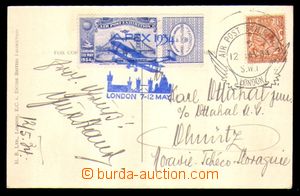 95515 - 1934 pohlednice vyfr. zn. Mi.177, PR LONDON/ AIR POST EXHIBI