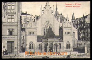 95555 - 1909? PRAHA - Maiselova synagoga, čb, použitá, dobře zac