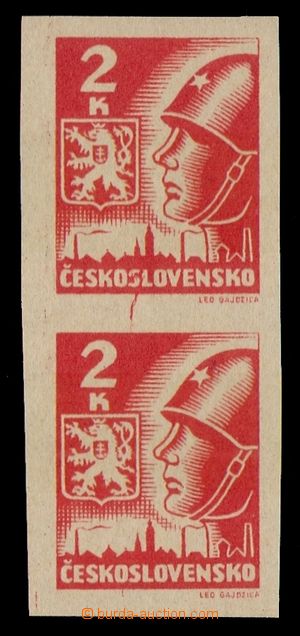 95557 - 1945 Pof.354, Košické vydání 2K, svislá 2-páska s VV v