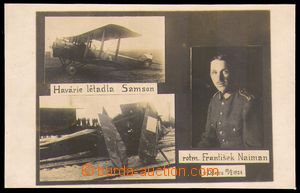 95560 - 1924 havárie letadla Samson v Chebu 17.II.1924, pilot rtm.N