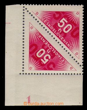 95597 - 1937 Pof.DR2B 2x, corner piece with margin, complete plate n