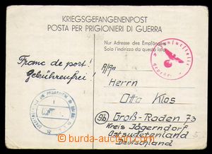 95685 - 1944 ZAJATECKÁ POŠTA  německý zajatec v Alžírsku, poru