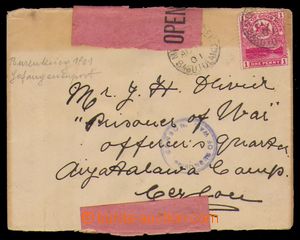 95744 - 1901 BÚRSKÁ VÁLKA  dopis vyfr. zn. Mi.51, DR MOHALESHOEK 