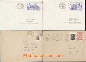 95770 - 1931-92 CURIOSITIES  comp. 4 pcs of letters, letter franked 
