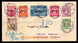 95815 - 1915 dopis do Nizozemska vyfr. zn. Mi.35-40 a německá zn. 
