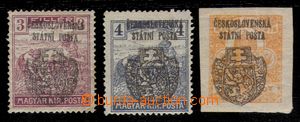 95842 -  Pof.RV120, 121, 132, Skalice overprint, 3 pcs of stamp. hin