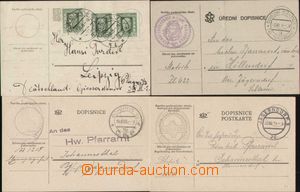 95917 - 1919-28 PC liberated from postage, comp. 4 pcs of various, l