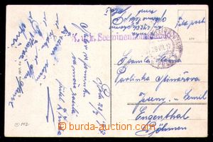 96045 - 1917 K.u.K. SEEMINENKOMMANDO,  fialové řádkové raz., dop