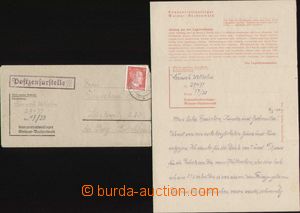 96157 - 1944 KT BUCHENWALD  předtištěná úřední obálka adreso