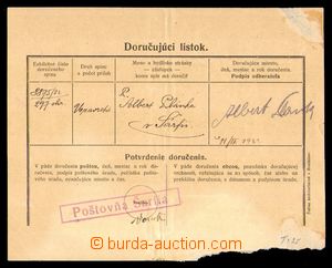 96183 - 1922 poštovna ŠARFIA, kat. Geb. C2017/3, červené rámeč