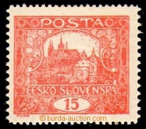 96217 -  Pof.7F Is IIp, 15h bricky red, line perforation 13¾:11