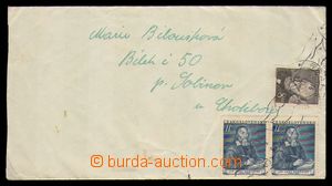 96264 - 1953 letter with Pof.507, Jirásek 8Kčs, 643 2x, Comenius 1