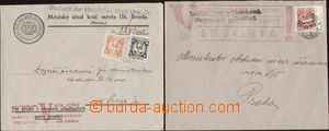 96282 - 1941 VIKTORIA!  red propagandistic line postmark on/for 2 pc