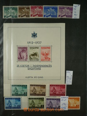96315 - 1914-31 ALBANIA  sestava známek a aršíků, lepší hodnot