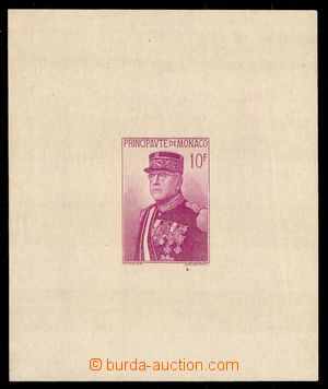 96367 - 1938 miniature sheet Mi.Bl.1 Prince Lewis II. (Mi.163), c.v.