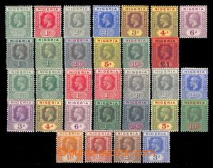 96497 - 1914-32 comp. of 3 complete sets George V., contains Mi.1-12
