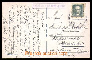 96498 - 1936 postal-agency *KŘIVÁ - TRAINING TÁBOR*(CHUST), c.v..
