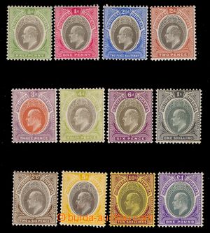 96518 - 1904 Mi.21-32, Eduard VII., kompletní série vč. 1£, 