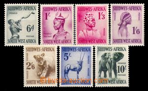 96556 - 1954 Mi.284-290, domorodci a zvířata, kompletní série, s