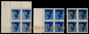 96588 - 1949 PLATE PROOF Pof.505, Fučík, comp. 3 pcs of bloks of f