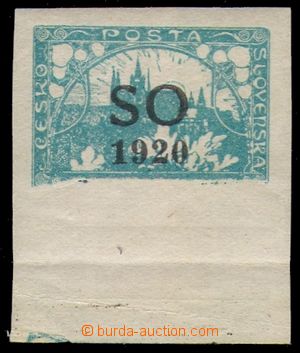 96694 -  Pof.SO6, 20h blue-green, expressive paper crease, partial p