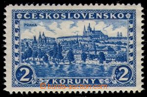 96709 - 1926 Pof.225x P6, Prague 2CZK, parchment paper, marked