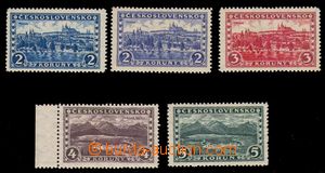 96710 - 1926 Pof.225-228 P7, Prague Tatras, set stamp. with wmk P7 i