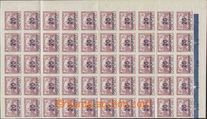 96711 - 1922 Pof.DL16aR, Výpotřební Hradčany 20/3h fialová, mod