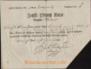 96812 - 1808 NAPOLEONIC WARS  territorial army warrant issued in the