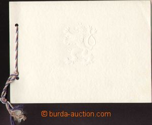 96879 - 1952 ministry gift album to exhibition postal stamps Bratisl