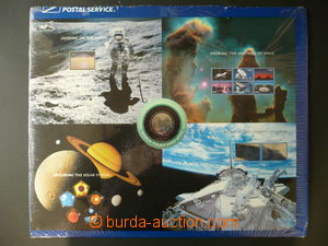 97604 - 2000 Mi.Bl.52-56, (Scott 3409-13), Space Exploration - joine