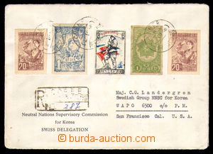 97868 - 1958 R-dopis s přítiskem Švýcarské pozorovací neutrál